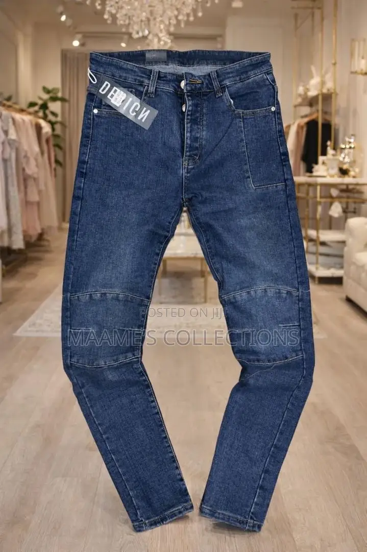Men’S Distressed Denim Jeans Trousers