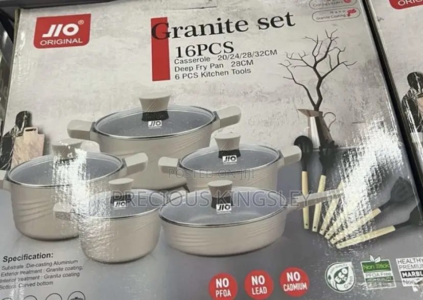 Original 16 Pieces Granite Set