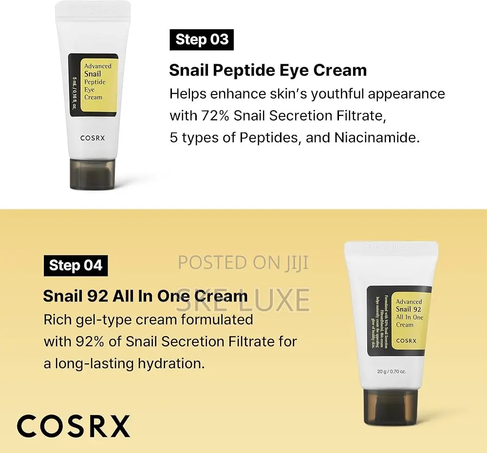 Cosrx All About Snail Mucin Korean Skin Care Set