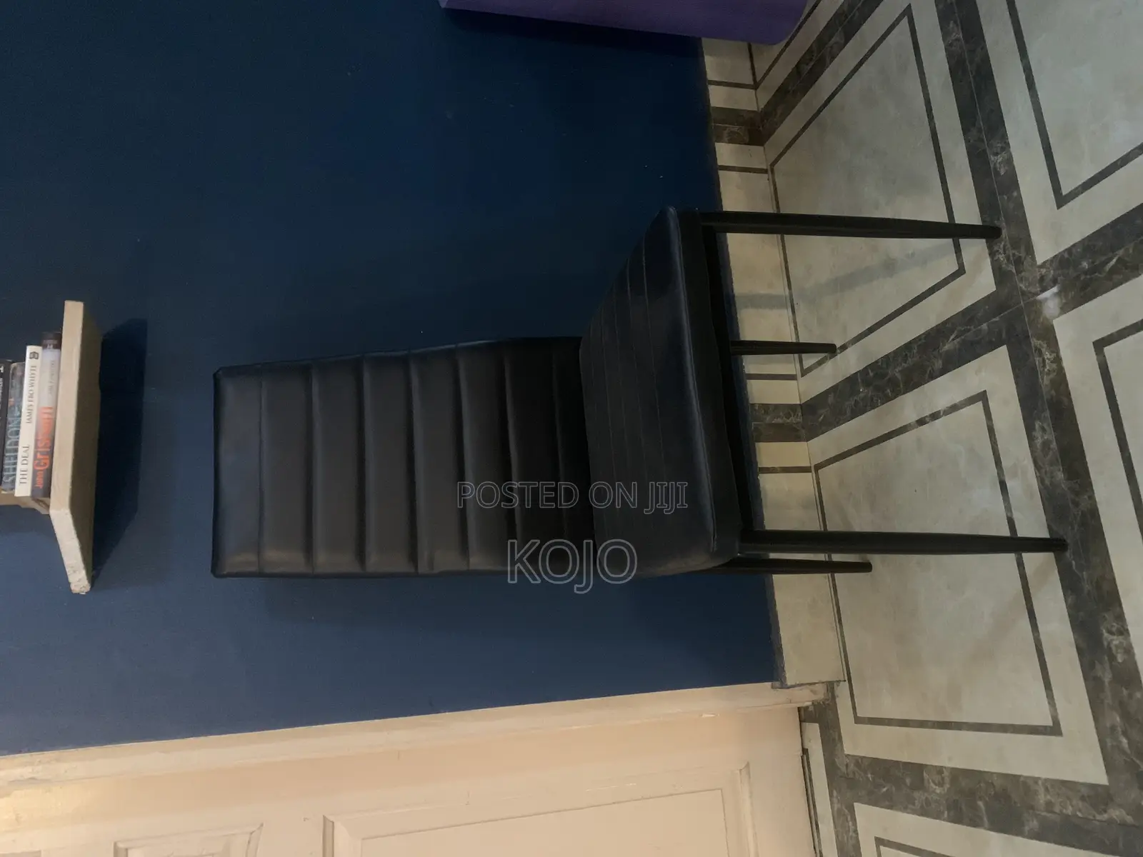Executive Dining Table 5 Chairs – Elegant Black Finish
