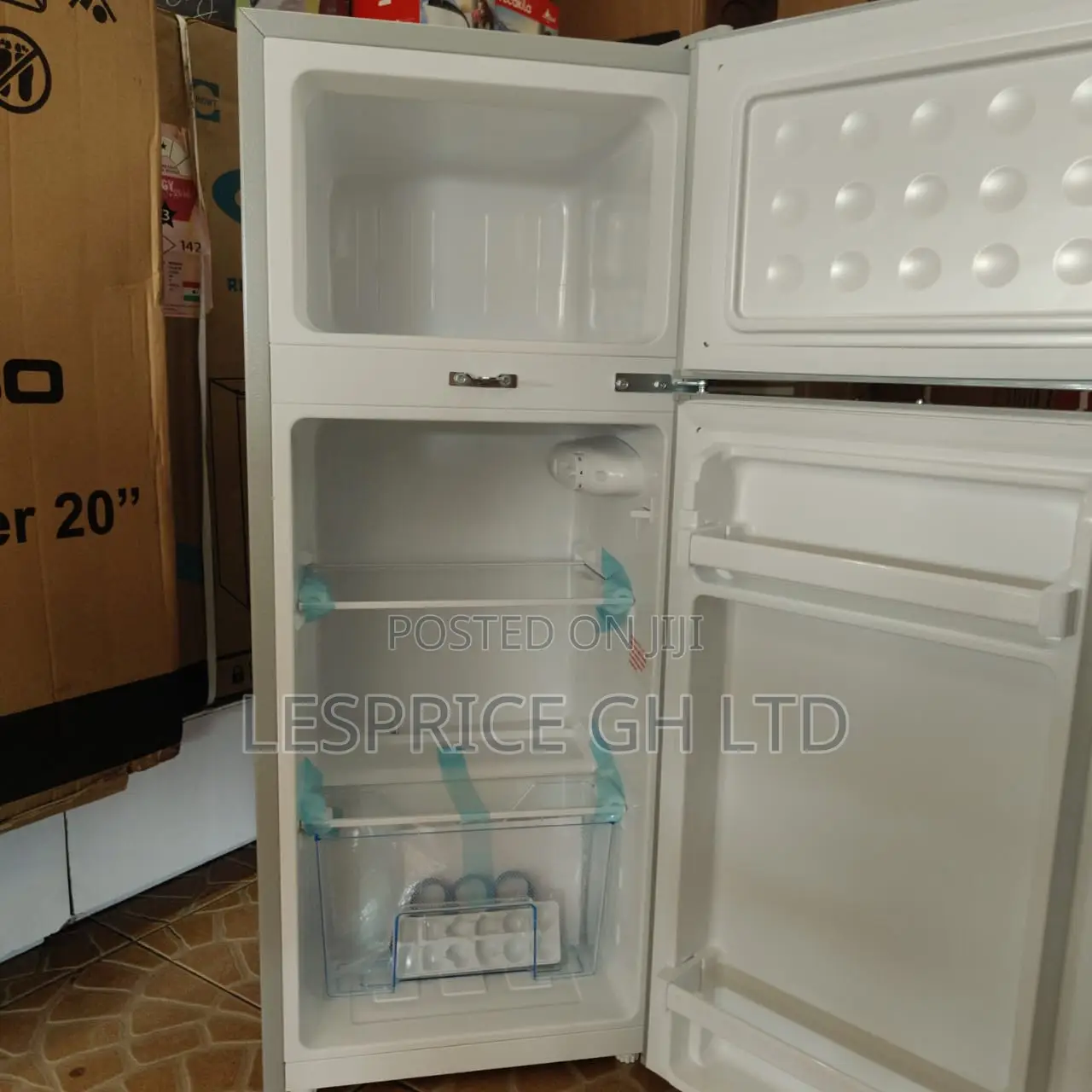 Beautiful Double Door Fridge With 85ltrs Capacity From Oscar