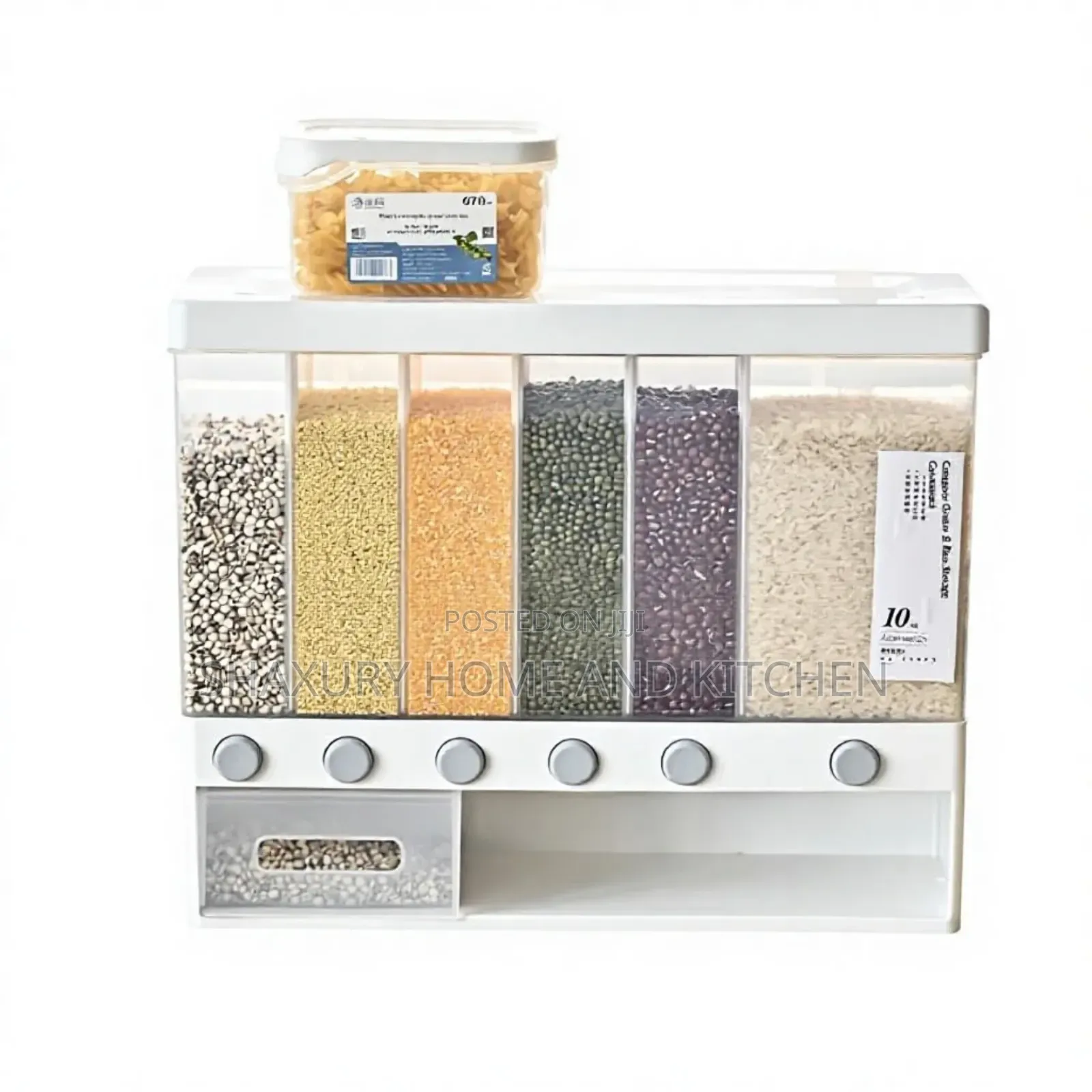Rice Grain Cereal Dispenser Food Storage Container 10kg