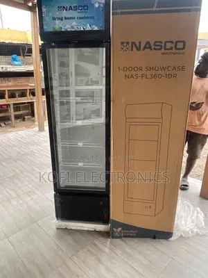 Nasco 298l Showcase Fridge With Glass Door