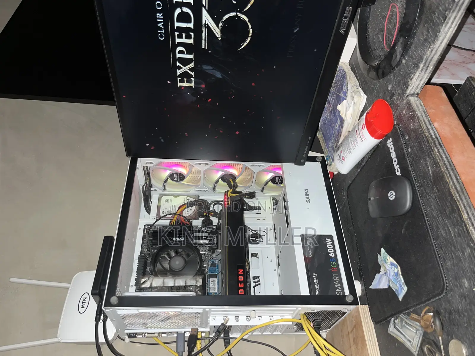 Desktop Computer 16GB AMD Ryzen 5 HDD+SSD 256GB