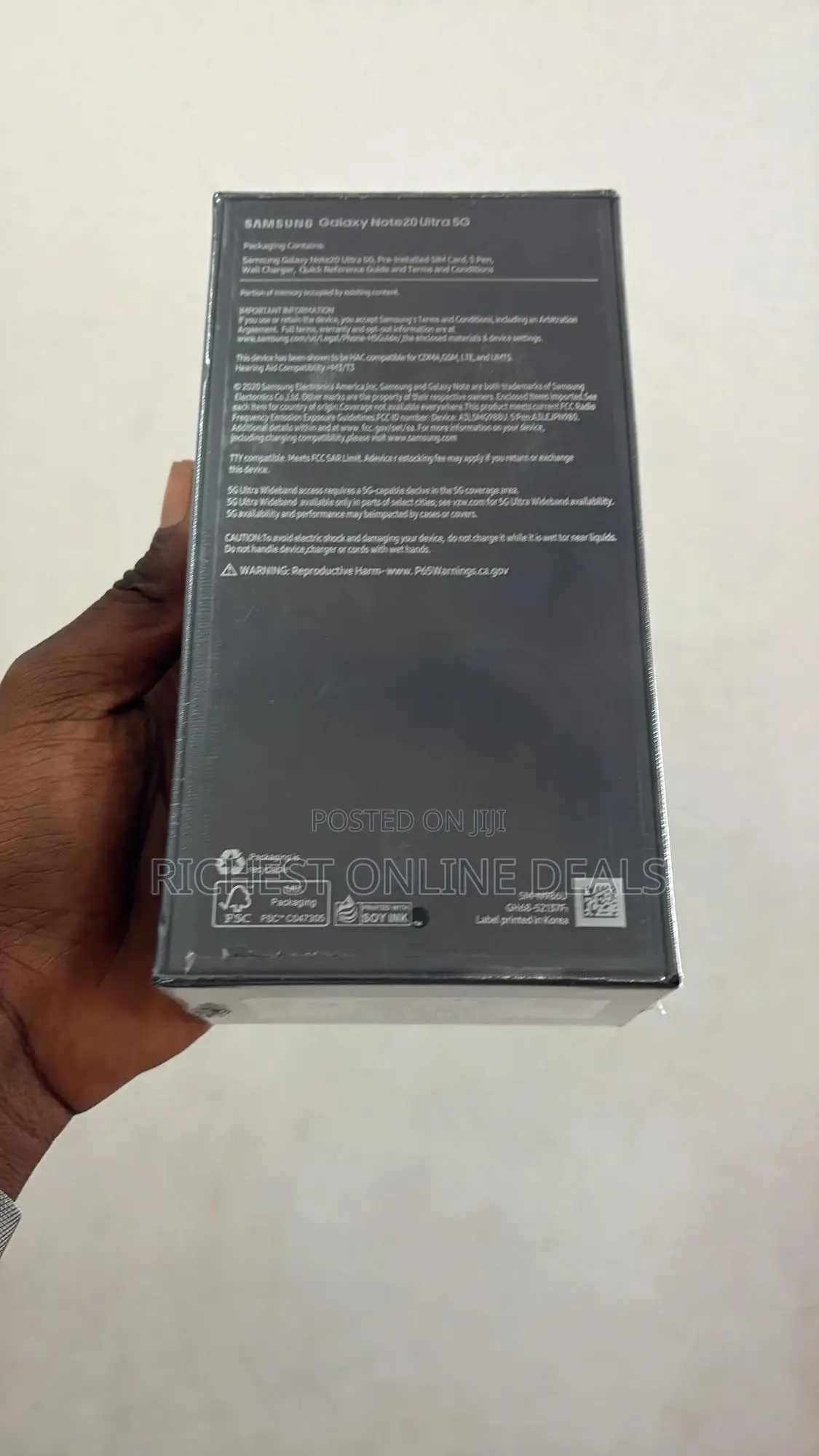 New Samsung Galaxy Note 20 Ultra 128 GB Black
