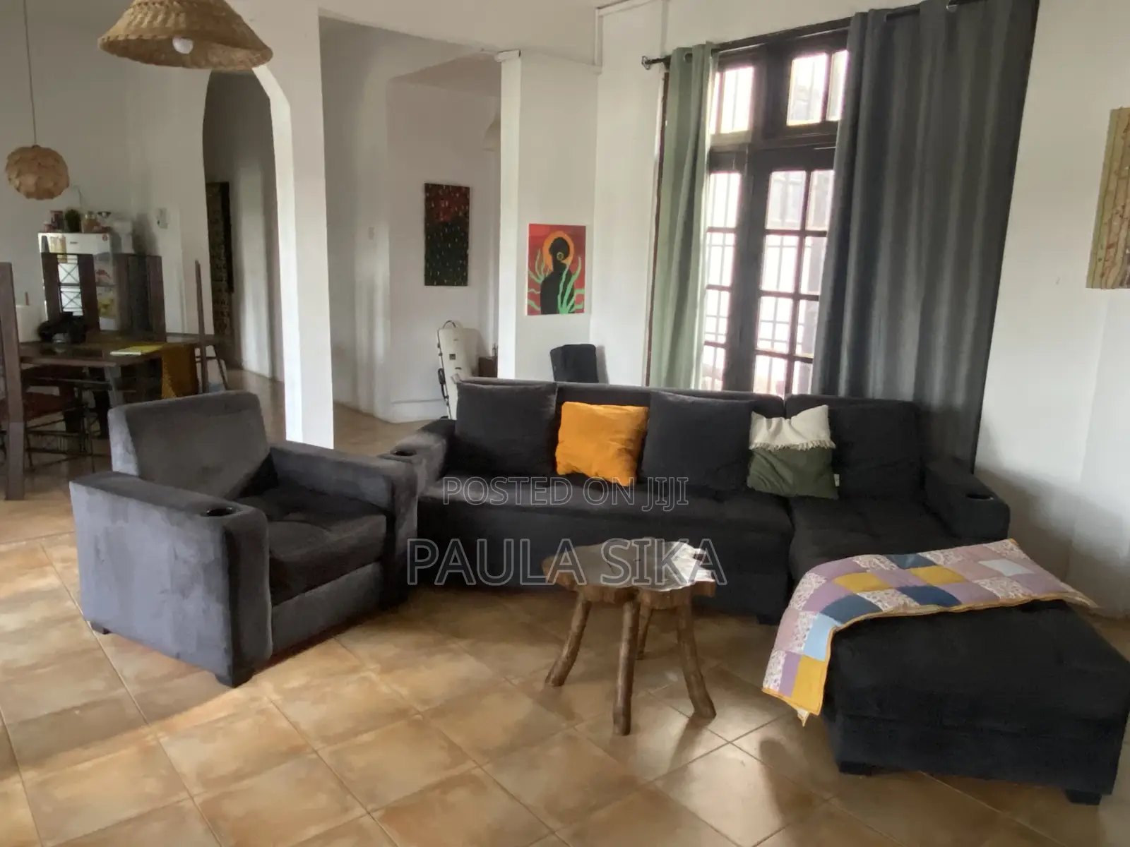 Standard Quality L Shape Sofa Set