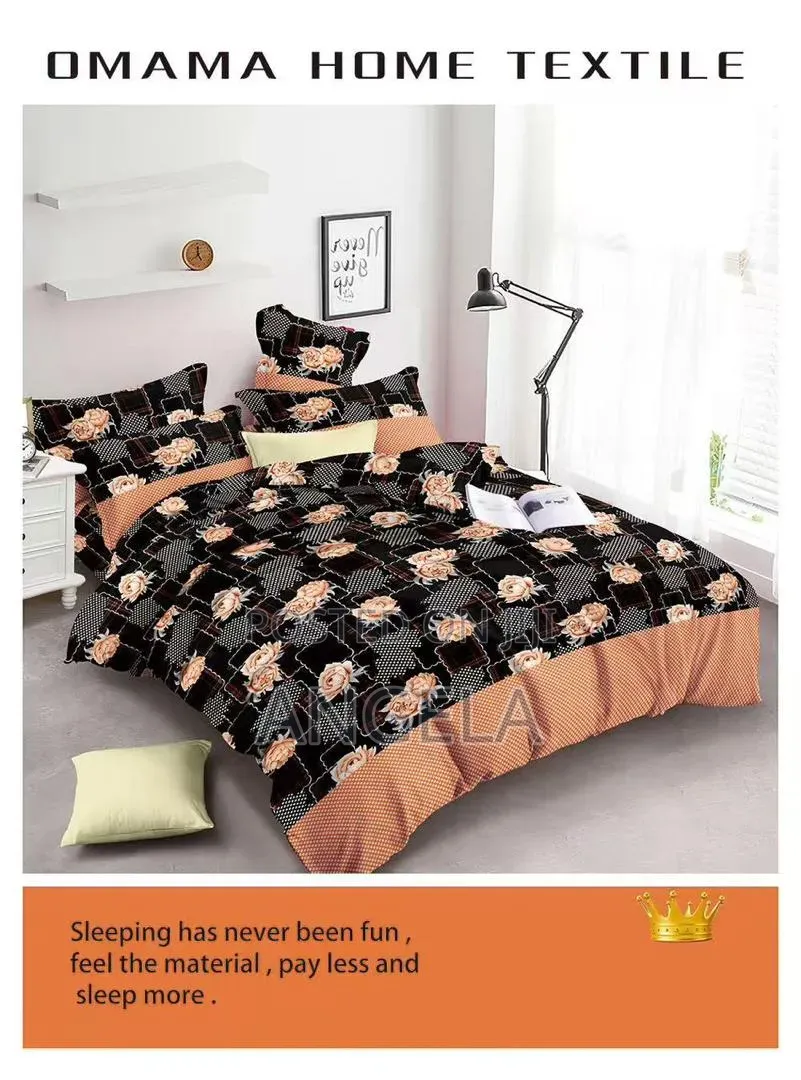 Double Bedsheets With 2 Pillow Cases