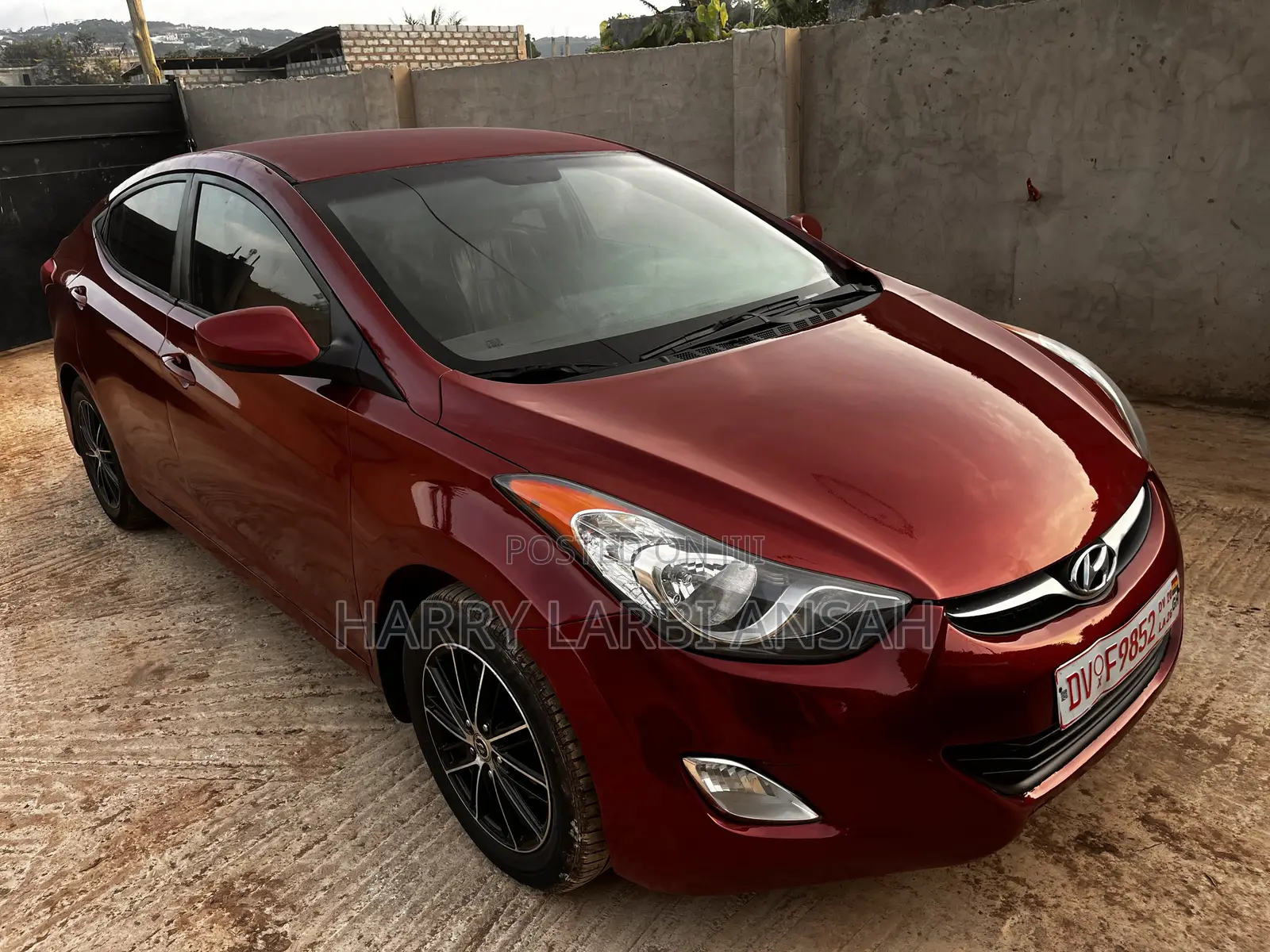 Hyundai Elantra GLS Sedan FWD (1.8L 4cyl 6A) 2013 Burgundy