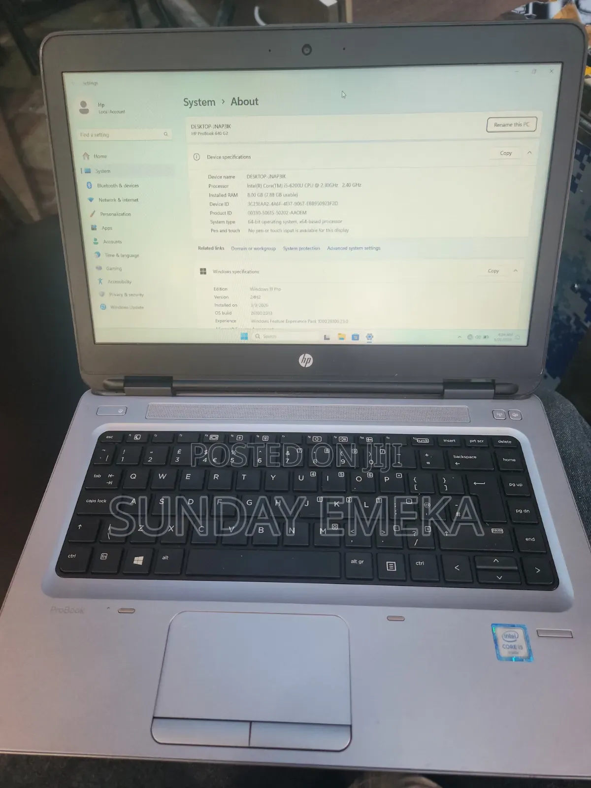 Laptop HP ProBook 640 G2 8GB Intel Core i5 SSD 128GB