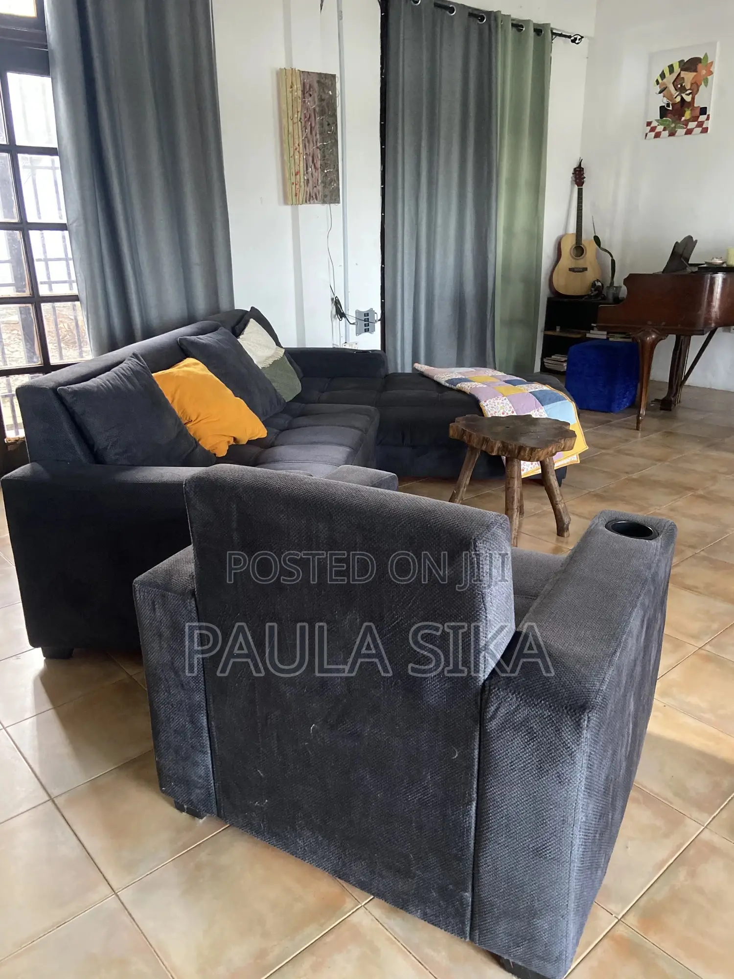 Standard Quality L Shape Sofa Set