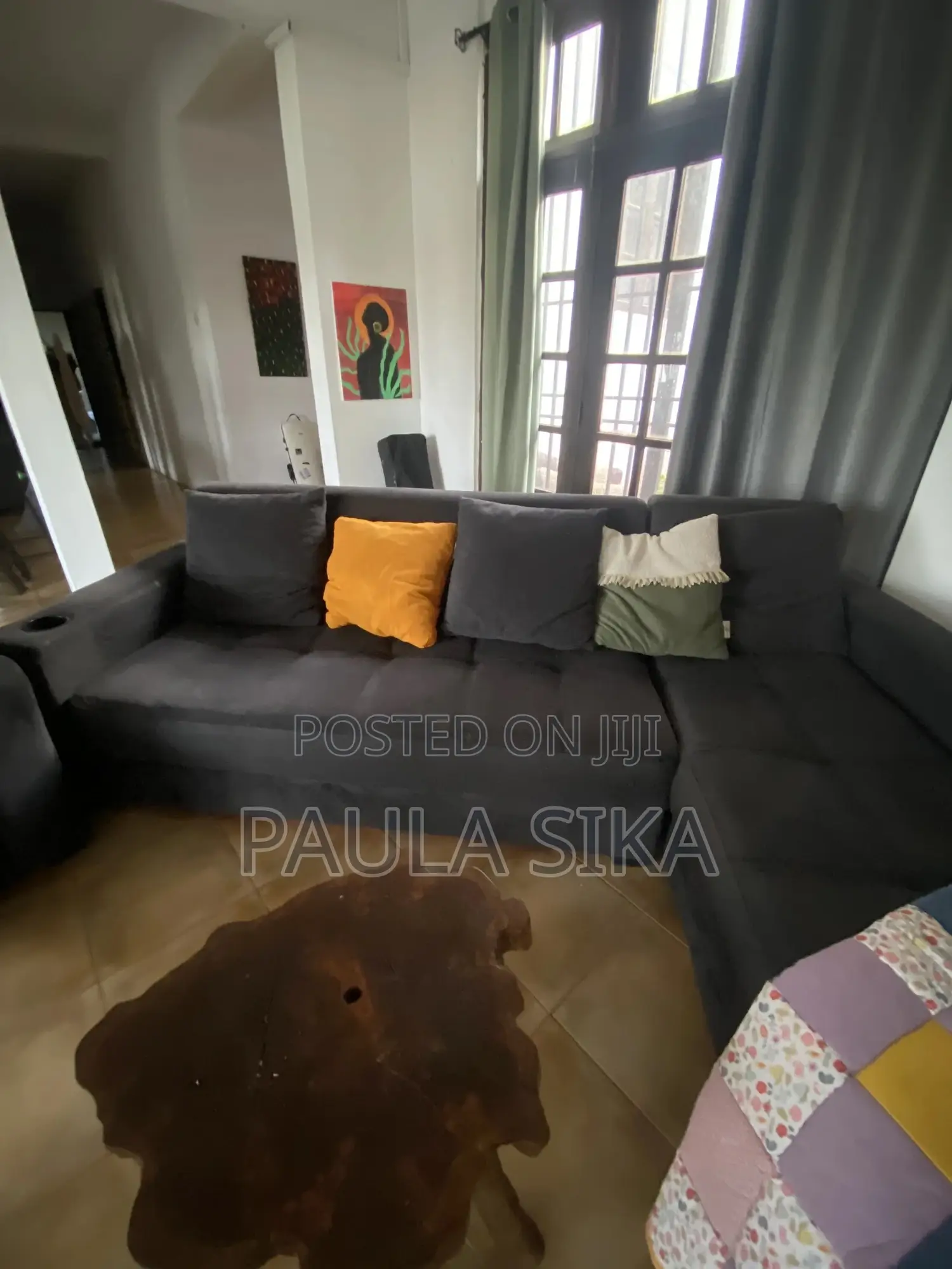 Standard Quality L Shape Sofa Set