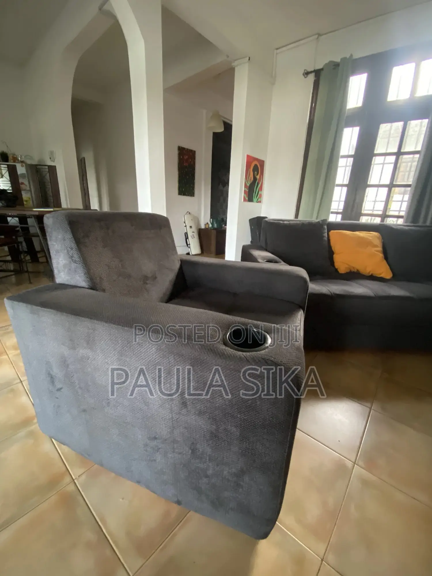 Standard Quality L Shape Sofa Set