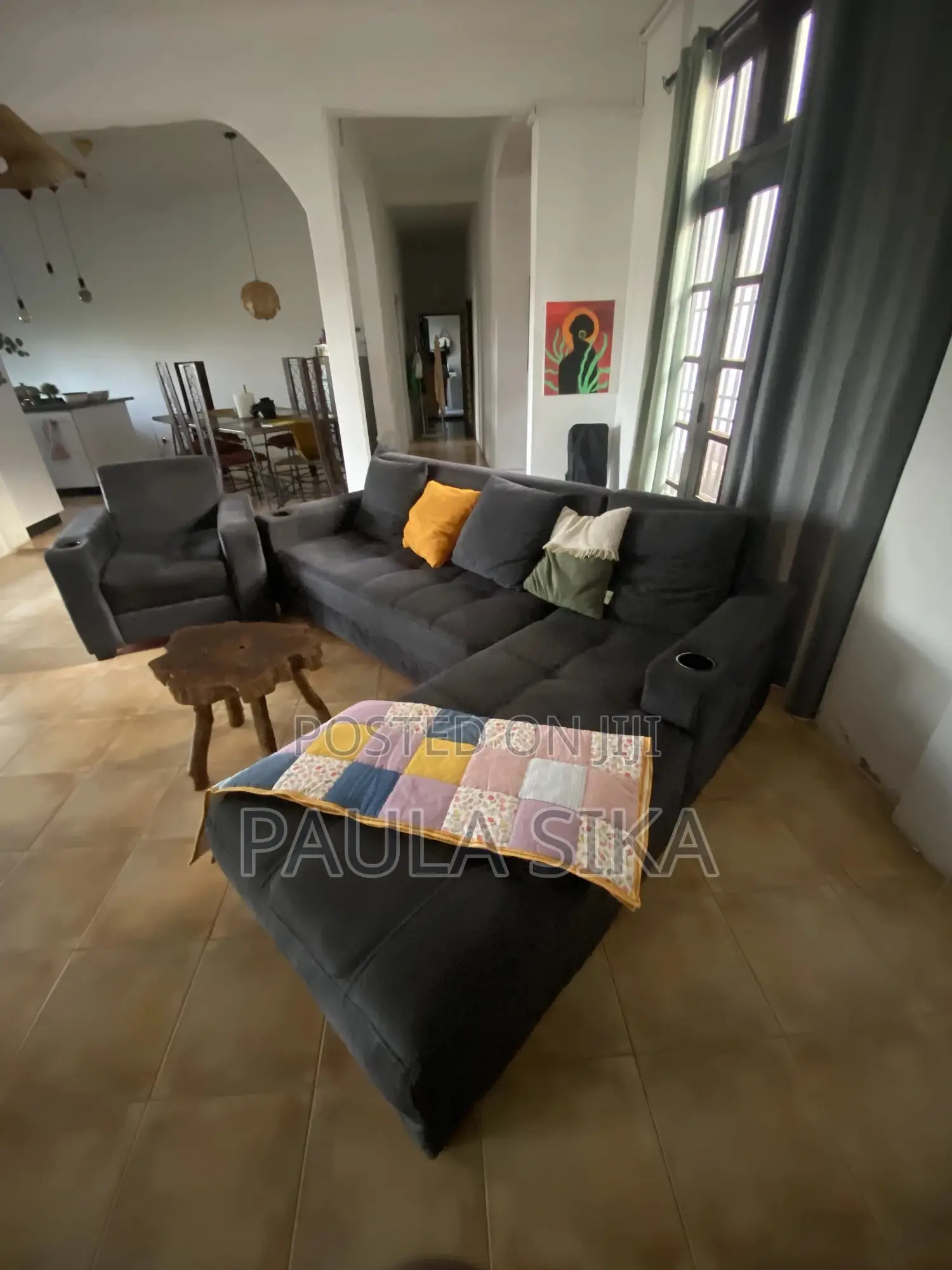 Standard Quality L Shape Sofa Set