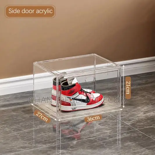 Transparent Plastic Shoe Box 135ghc For One Box.