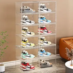 Transparent Plastic Shoe Box 135ghc For One Box.