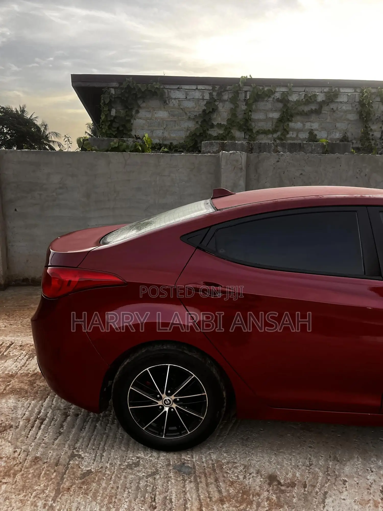 Hyundai Elantra GLS Sedan FWD (1.8L 4cyl 6A) 2013 Burgundy
