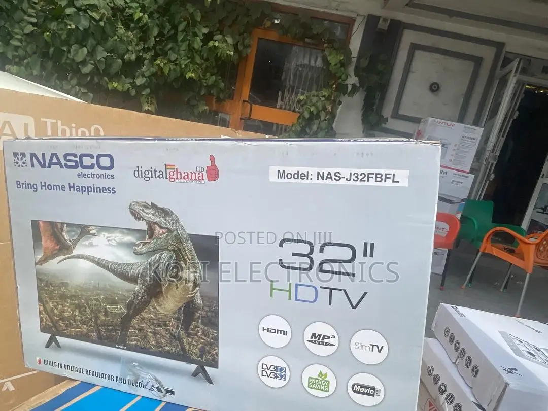 Nasco 32 inches Tv With Hdmi Usb Connectivity