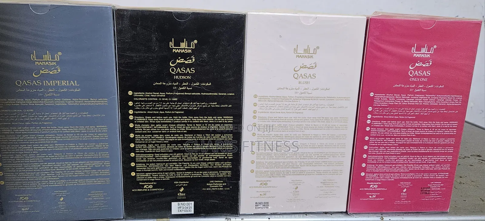 Qasas Luxury Perfumes 4 Bottles(Promo)