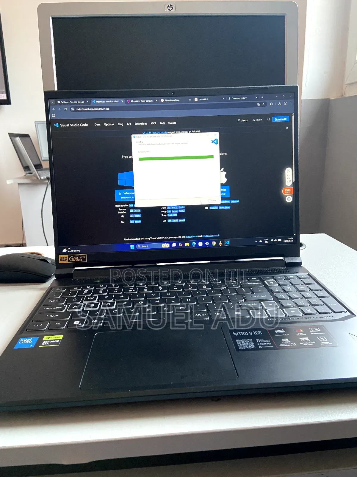 New Laptop Acer Nitro 5 16GB Intel Core i7 SSD 1T