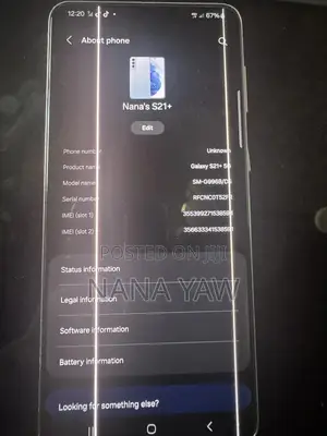 Samsung Galaxy S21+ 5G 256 GB Gray