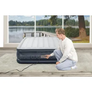 Bestway Tritech Air Mattress With Inbuilt Ac Pump (Queen Size)