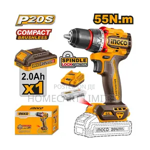 Ingco 55n.M Compact Brushless Cordless Drill- Cdli205582