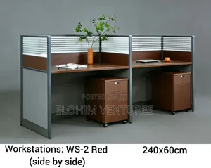 Straight Two Seater Workstation