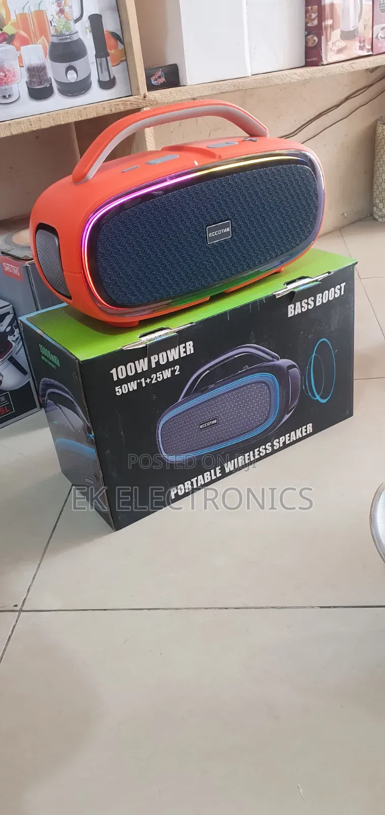 Eccotae Tk-115 Bluetooth Speaker – Powerful Sound, Deep Bass