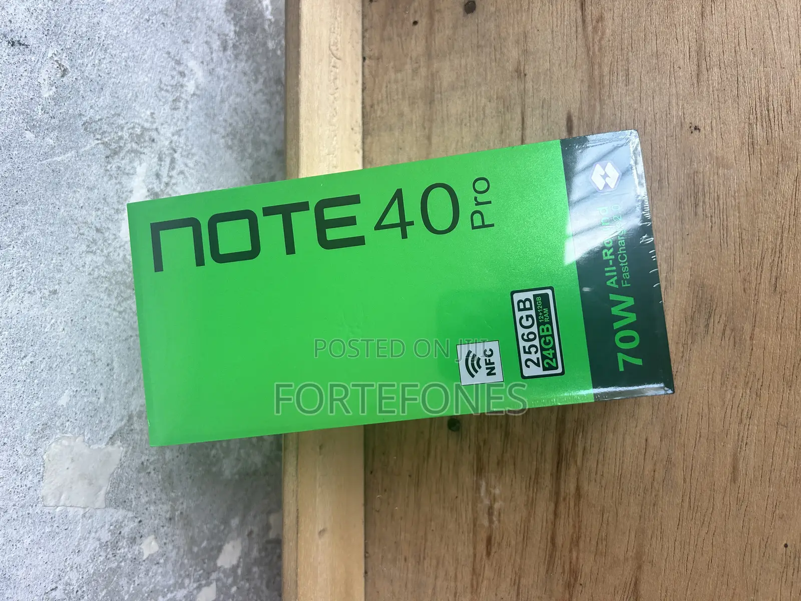 New Infinix Note 40 Pro 5G 256 GB Black