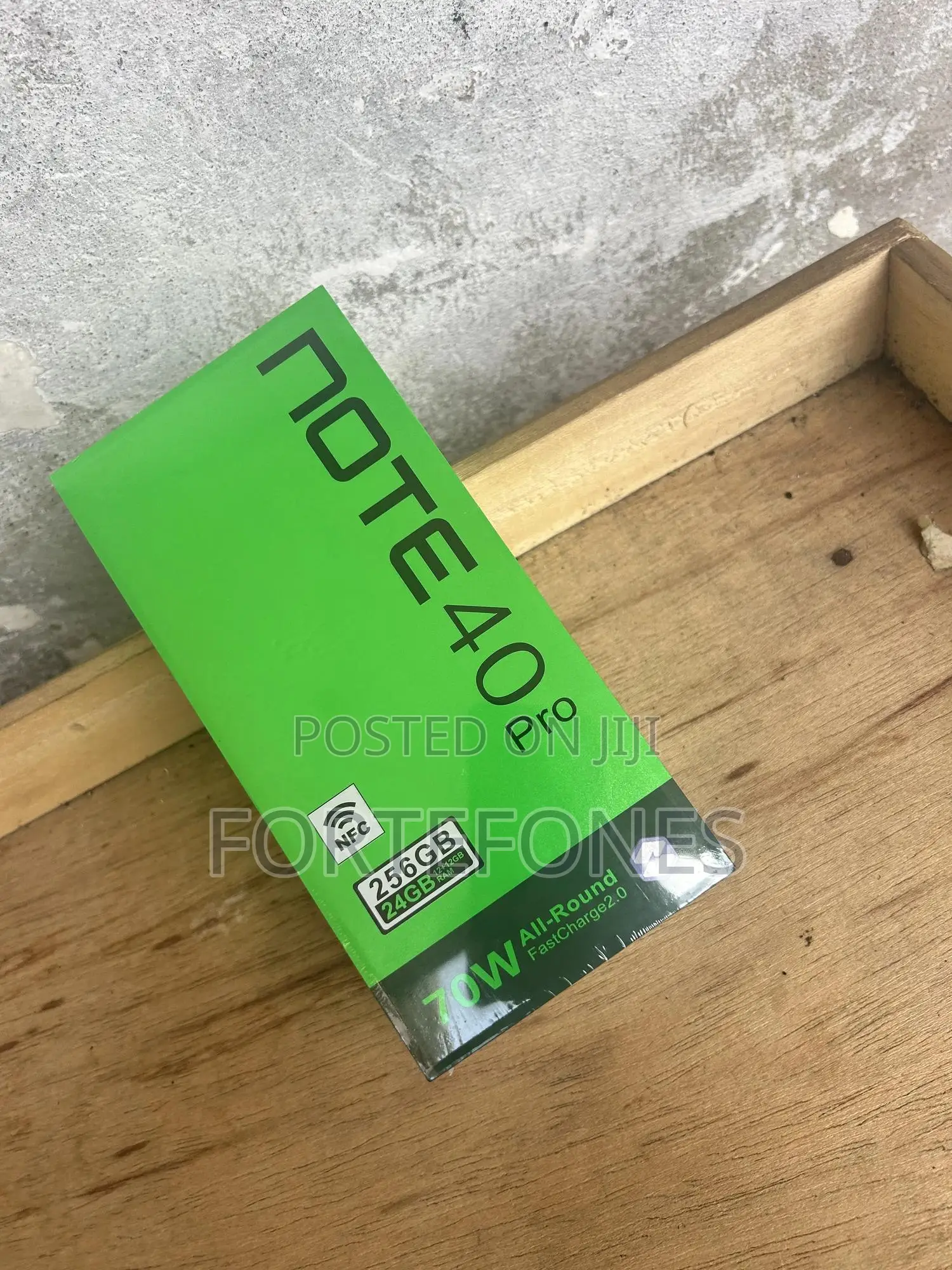 New Infinix Note 40 Pro 5G 256 GB Black