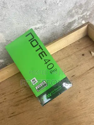 New Infinix Note 40 Pro 5G 256 GB Black