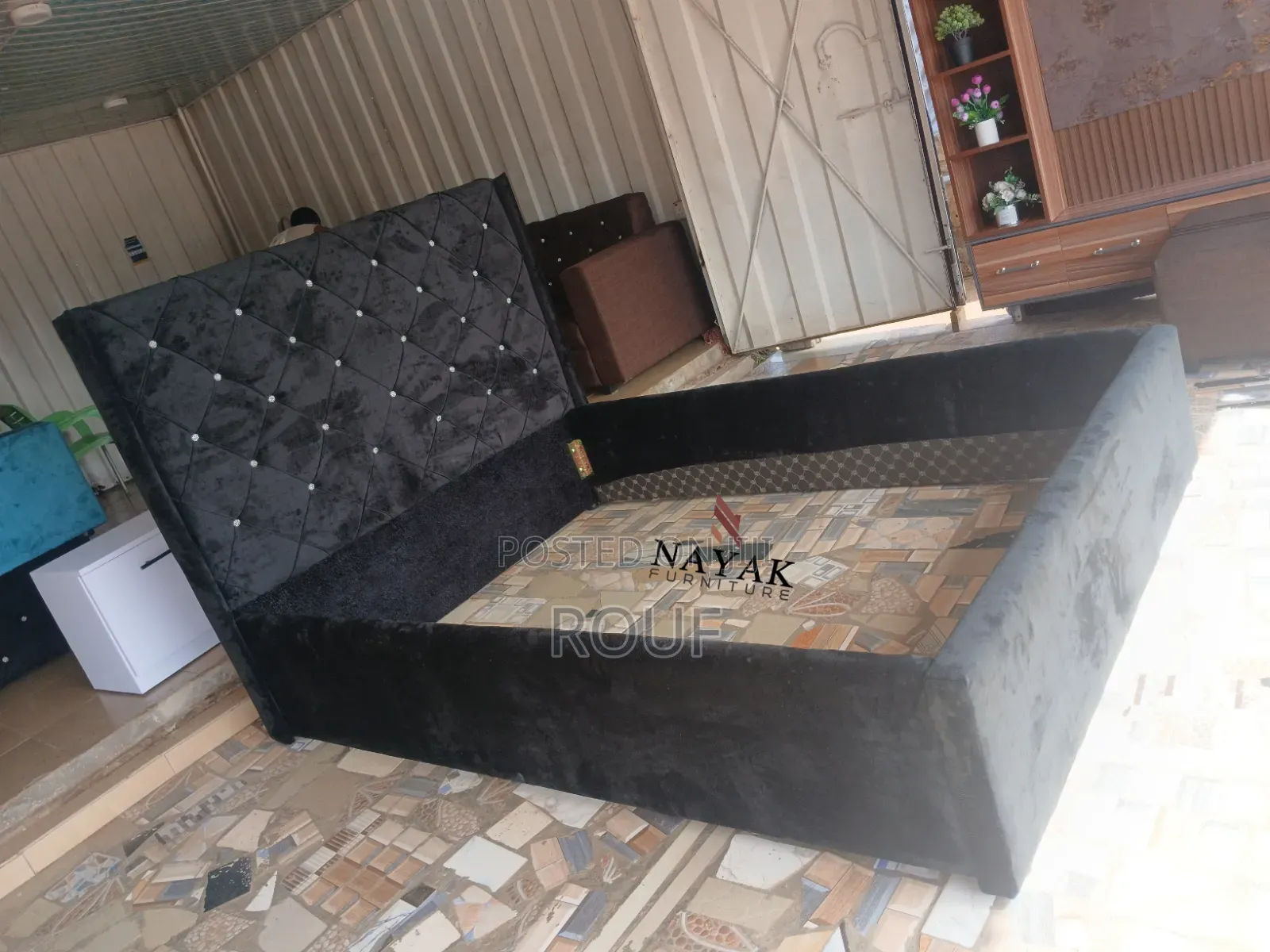 Double Bed Black