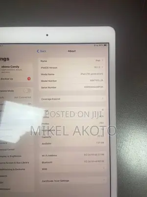 New Apple iPad 10.2 (2019) 32 GB White