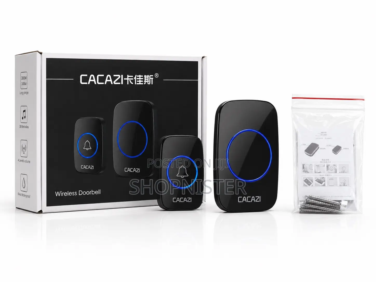 Cacazi Smart Doorbell – Loud Clear Sound
