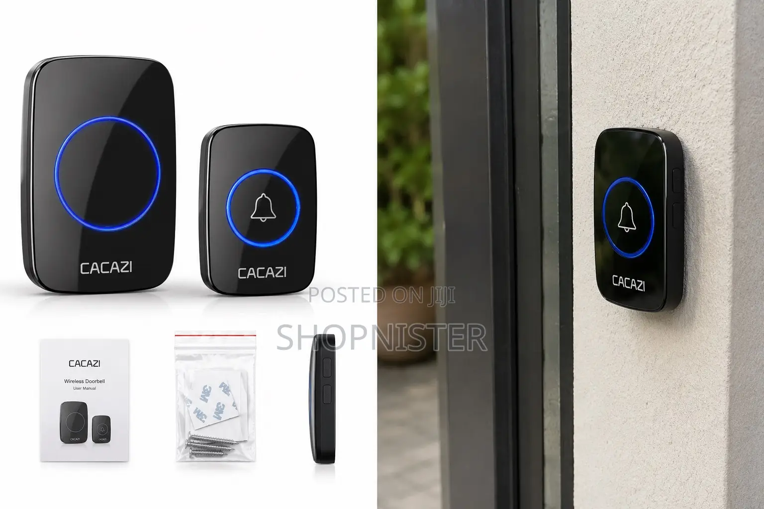 Cacazi Smart Doorbell – Loud Clear Sound
