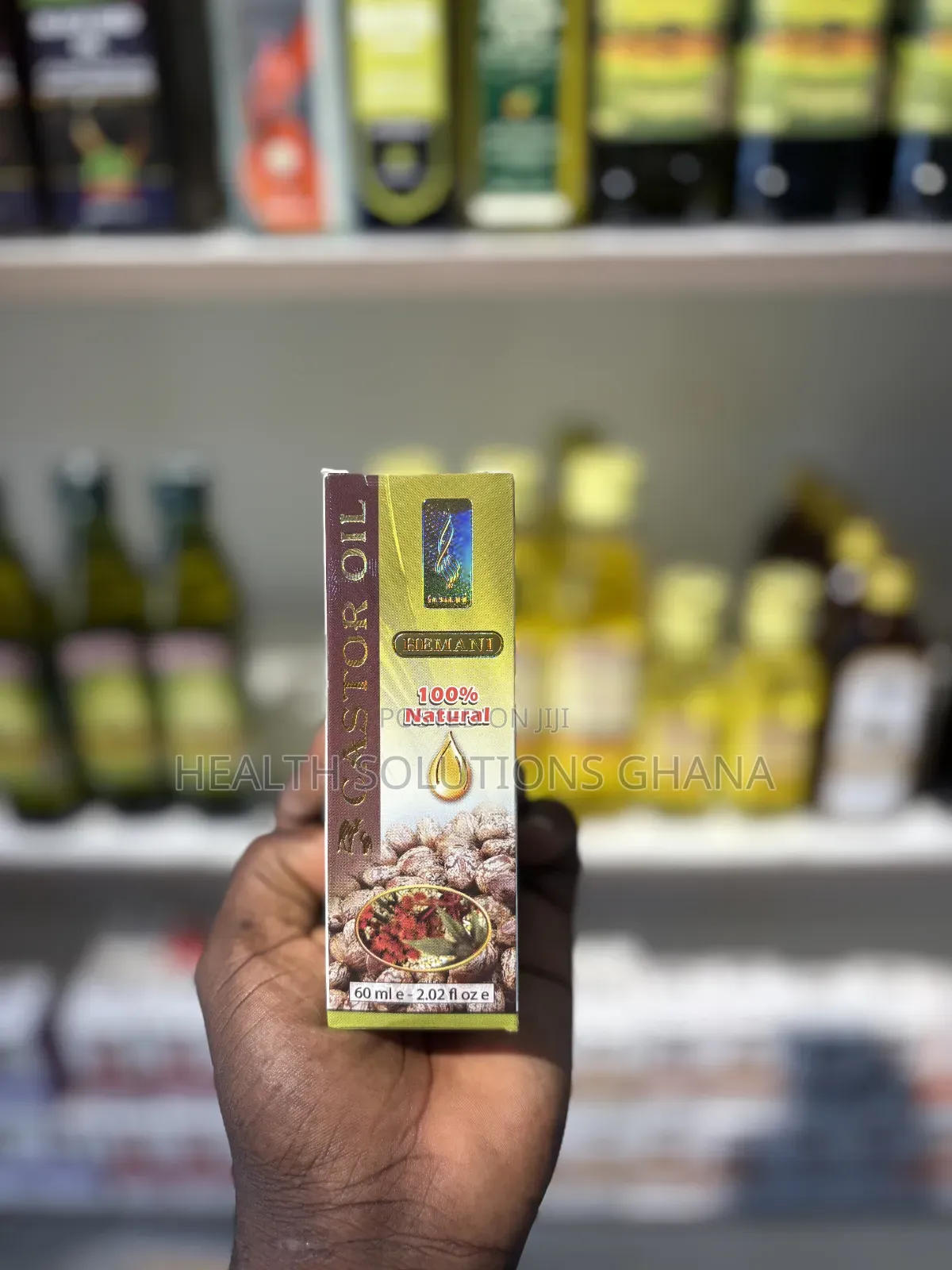 Castor Oil 60ml for Hair, Skin Natural Care Support