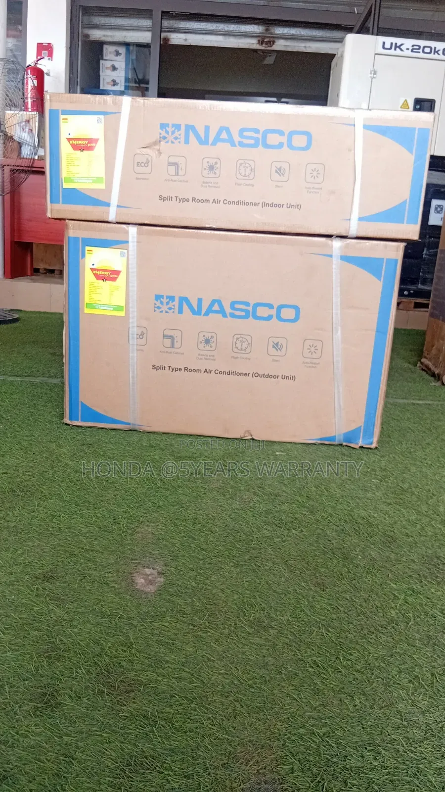 Nasco 1.5hp Split Unit – Strong Airflow Quick Cooling 1.5hp Ac