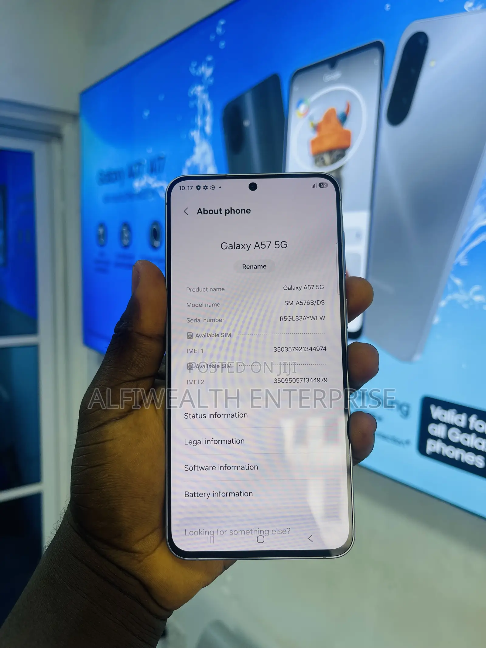 New Samsung Galaxy A57 256 GB Silver