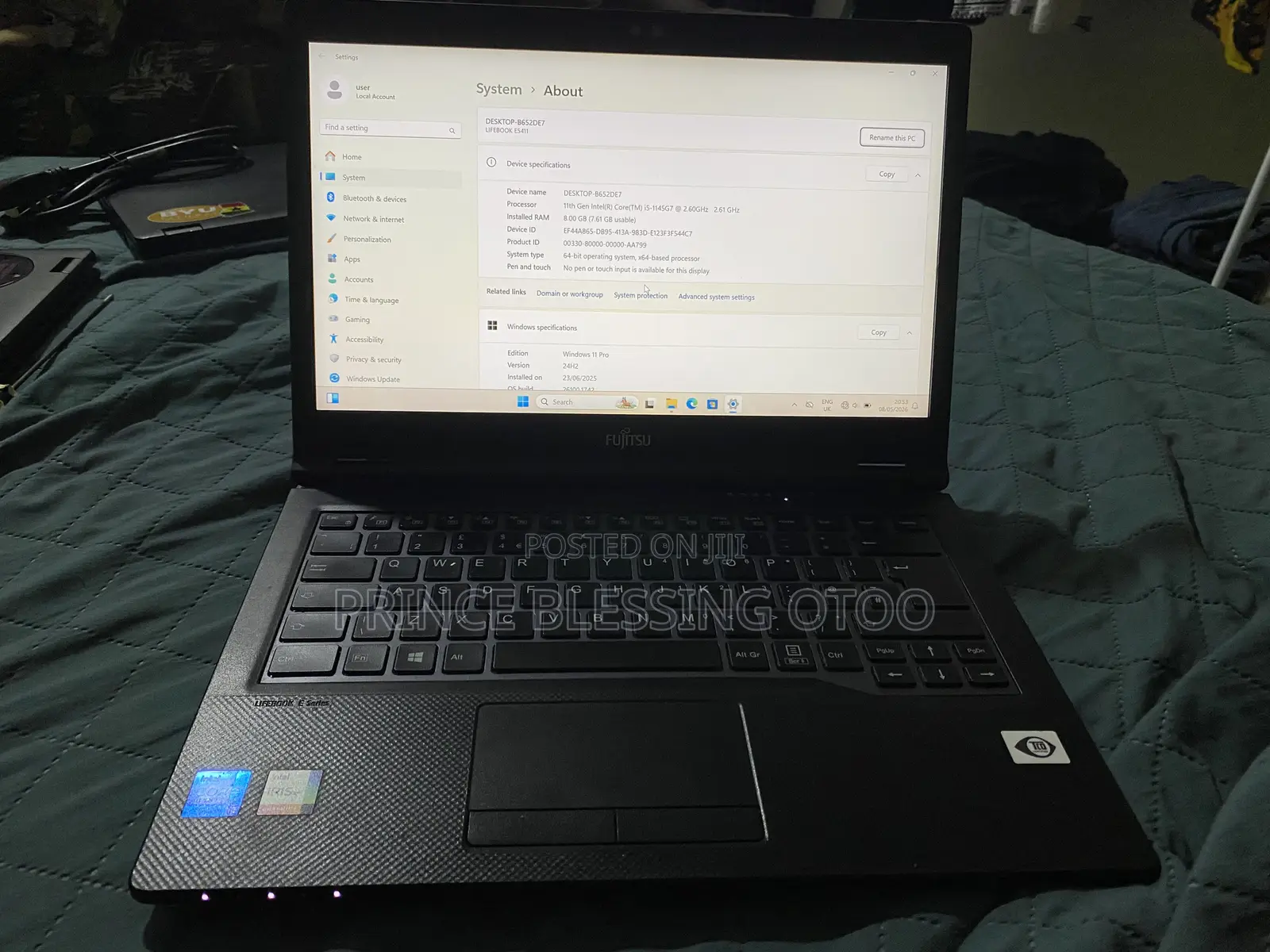 Laptop Fujitsu Lifebook A1120 8GB Intel Core i5 SSD 1T