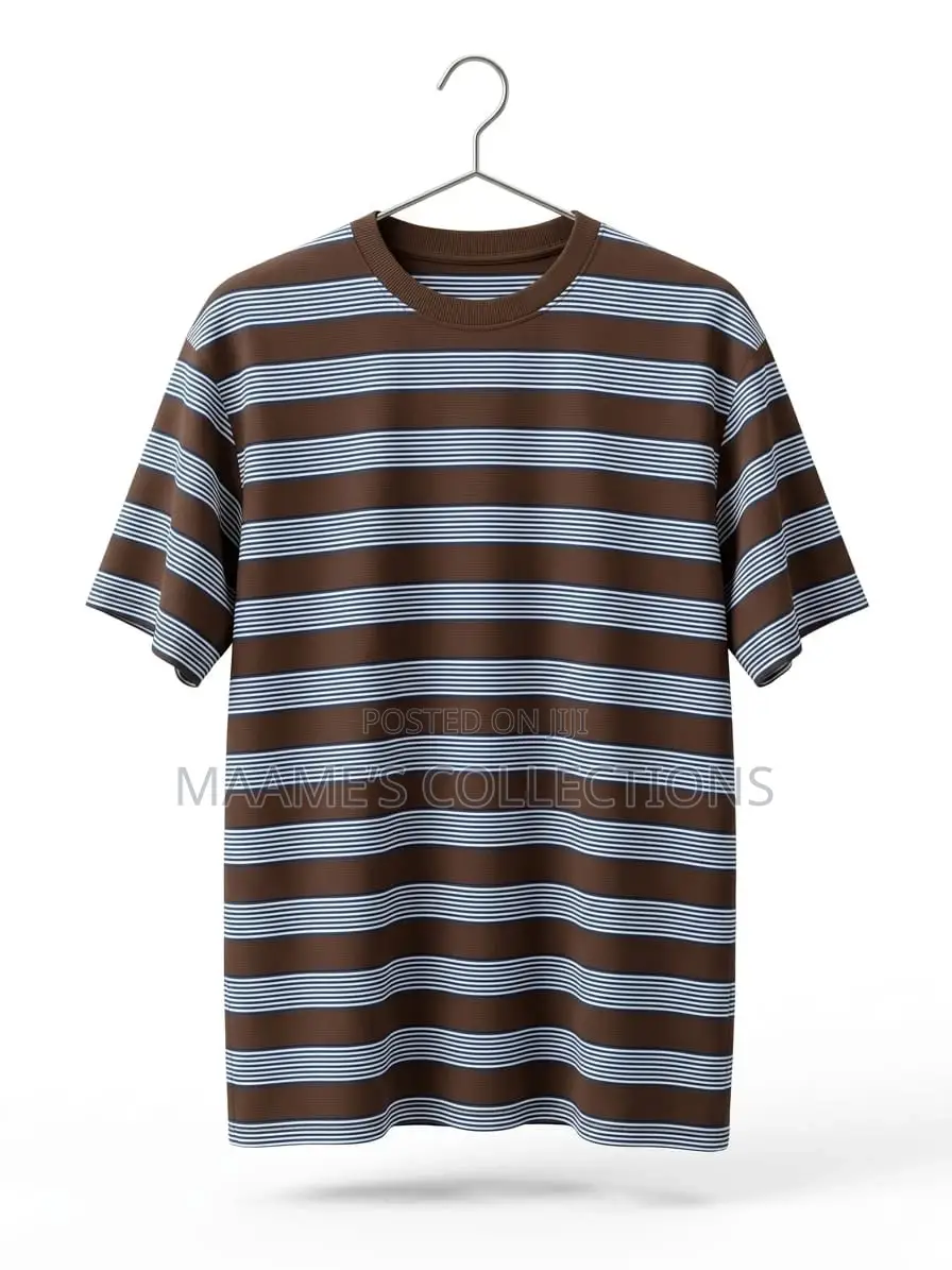 Men’S Striped Crewneck T-Shirt
