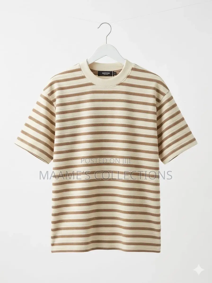 Men’S Striped Crewneck T-Shirt