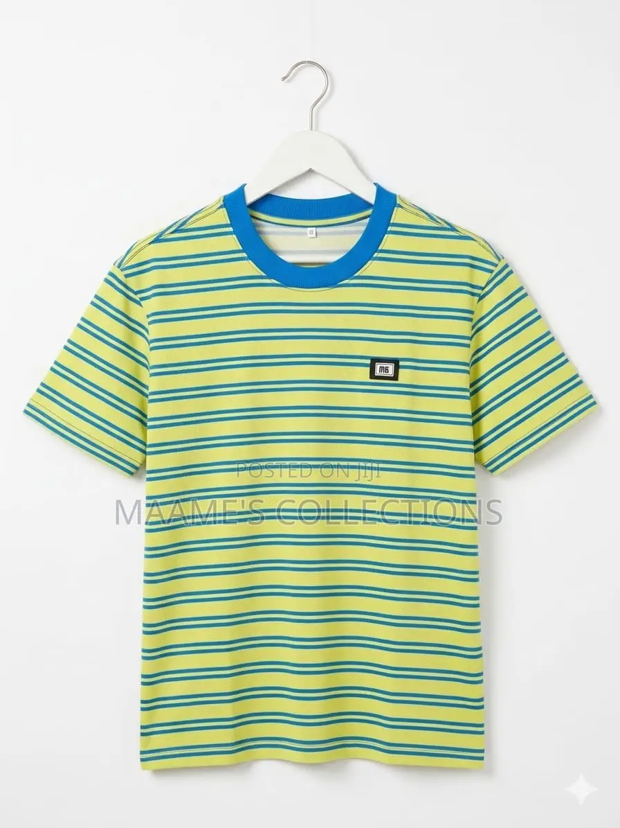 Men’S Striped Crewneck T-Shirt