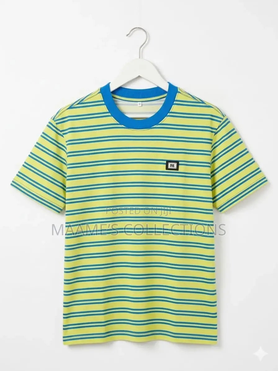 Men’S Striped Crewneck T-Shirt