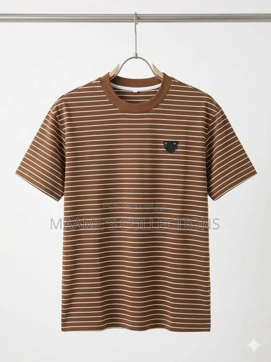 Men’S Striped Crewneck T-Shirt