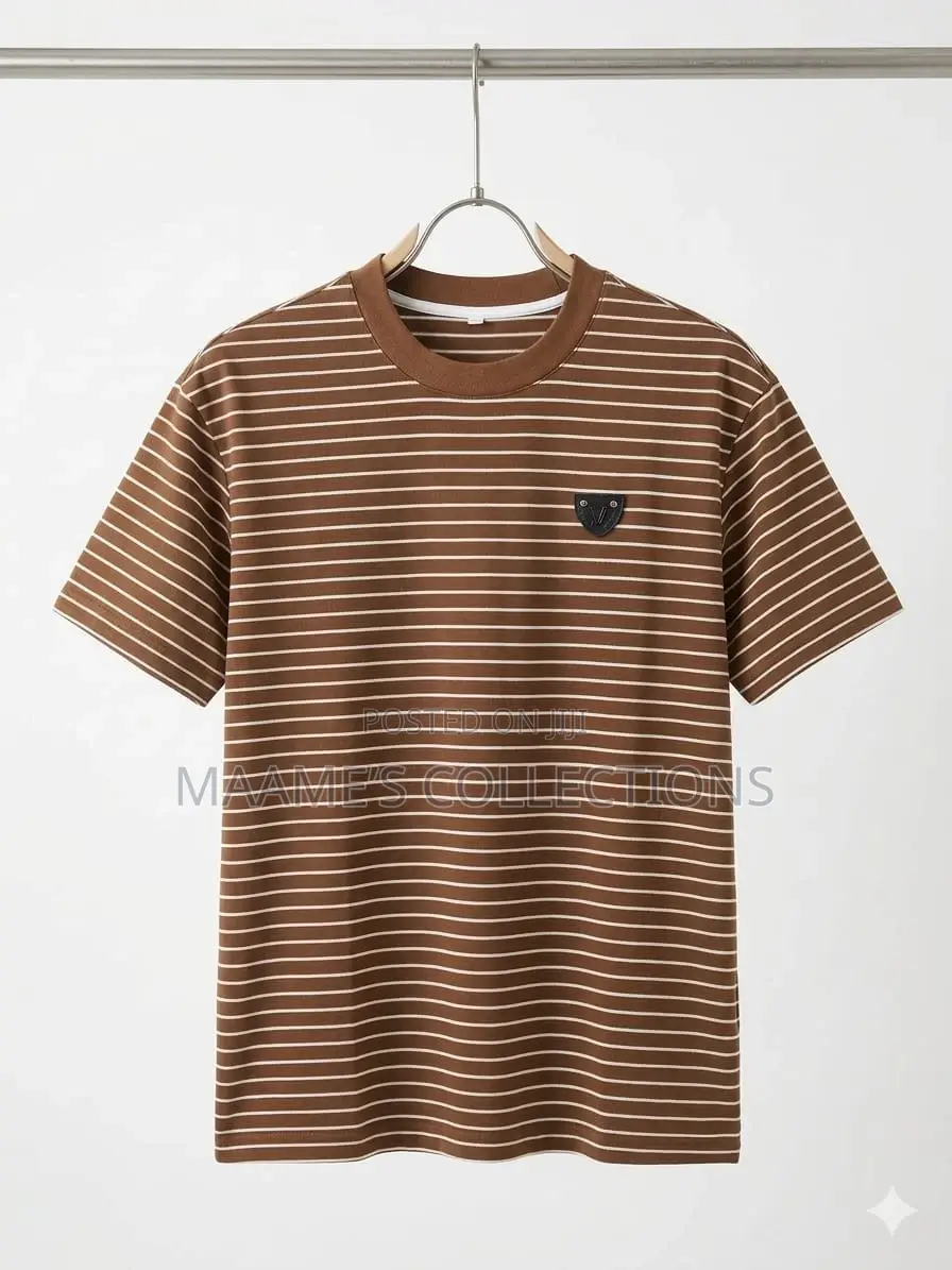 Men’S Striped Crewneck T-Shirt