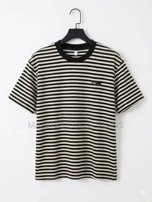 Men’S Striped Crewneck T-Shirt