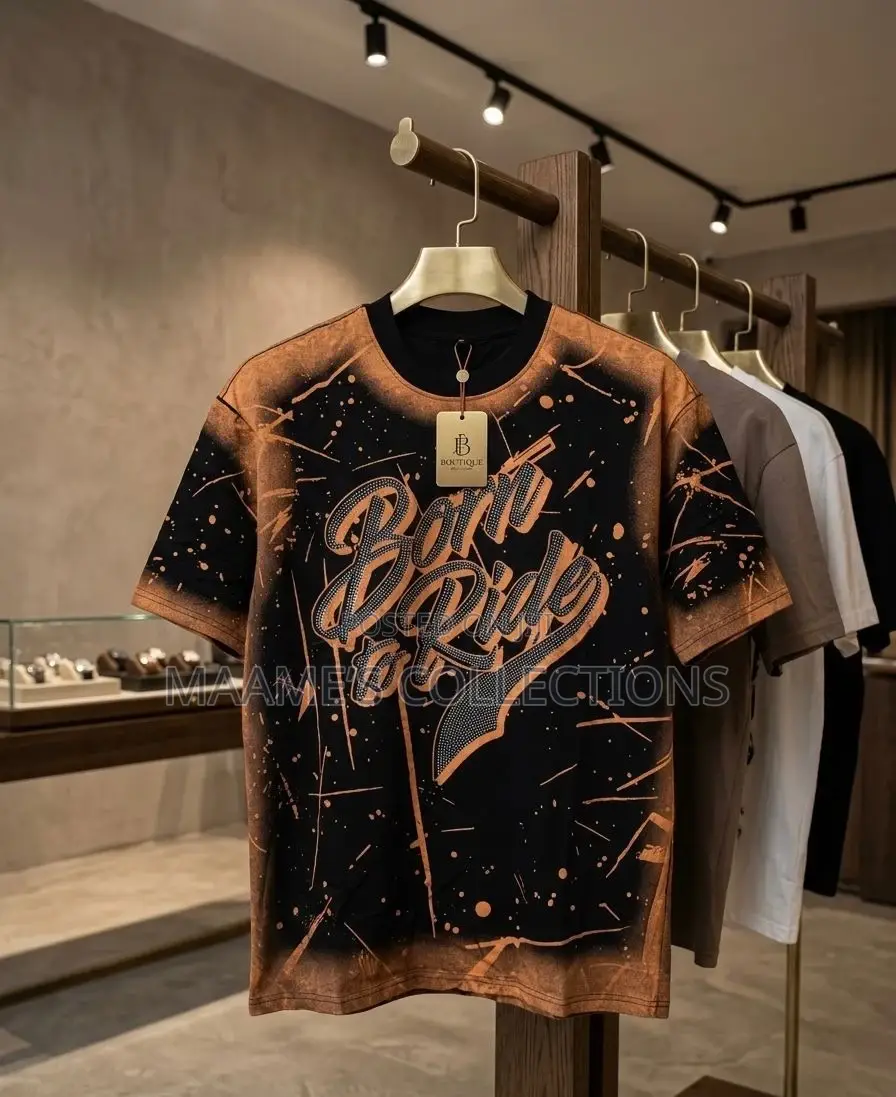 Men's Printed T-Shirt With Vibrant Streetwear Design