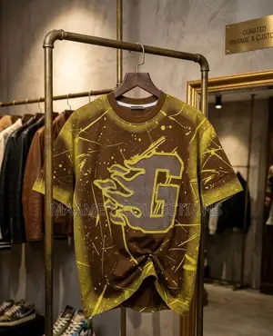Men's Printed T-Shirt With Vibrant Streetwear Design