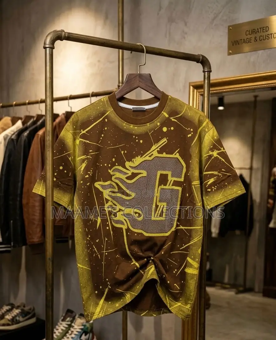 Men's Printed T-Shirt With Vibrant Streetwear Design