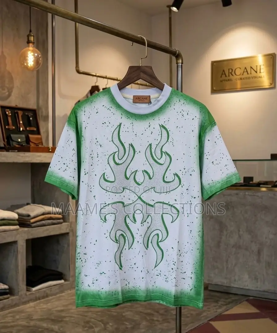 Men's Printed T-Shirt With Vibrant Streetwear Design